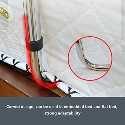 Barandilla de cama de seguridad ajustable de acero resistente 6