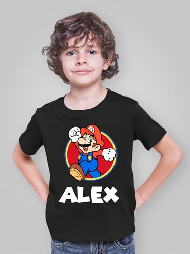 Image of Customizable Super Family Shirt, Customized Friends Matching Tee, Birthday Shirt, Shirt Kart Shirts, Yoshi Bowser Jr Daisy Rosalina Peach Koopa Waluigi Wario Toad T Shirts
