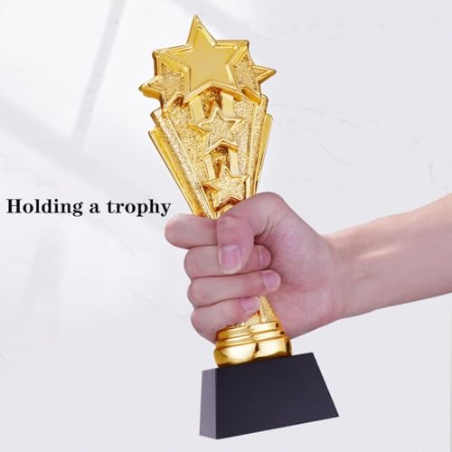Star Trophy Awards Ouro Troféus Recompensas Prêmios vencedores Troféu para competições para crianças