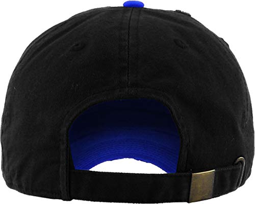 Image of KBETHOS Vintage Washed Distressed Cotton Dad Hat Baseball Cap Adjustable Polo Trucker Unisex Style Headwear