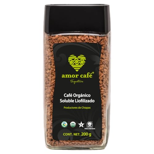 Lista de Amor Amor . 39 Amor Café Orgánico Liofilizado de Chiapas 200g