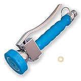 Material: la alcachofa grifo de mano pulverizadora, se trata de un grifo fabricado en acero inoxidable, Inox, y acabados de goma negra, que lo hacen de una gran calidad y duraderos en el tiempo.