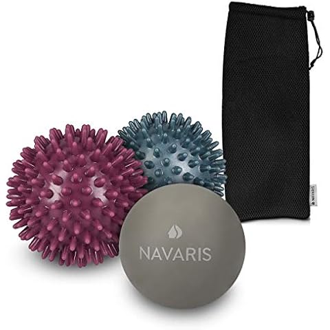 Navaris Lacrosse and Spiky Massage Balls Set Cover