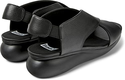 Camper Women's Balloon K200066 Wedge Sandal, Black, 7.5 | Image 3
