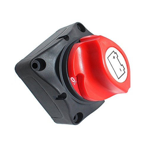 ANJOSHI Battery Switch Master Isolator Cut Off Kill Switch for RV Battery Marine Boat Car Vehicles 275/1250 Amps Waterproof