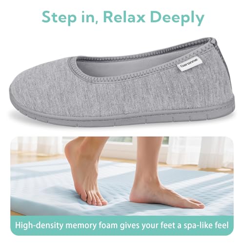 Garonne Women's Slippers with Memory Foam, Ladies' Non-Slip House Shoes for Bedroom Indoor/Outdoor4