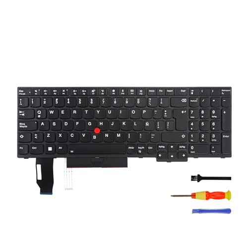Clavier de rechange rétroéclairé espagnol pour Lenovo Thinkpad E580 E590 - 2