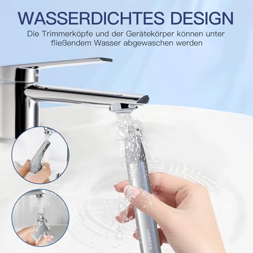 HEBECA Nasenhaartrimmer Frauen - Nasentrimmer Damen Augenbrauenrasierer Elektrisch Damen Nasen und...