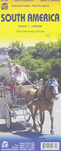South America Travel Reference Map 1:4M