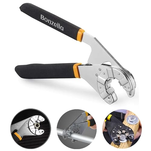 Bonzella 14 In 1 Universal Adjustable Wrench Pliers, Multi-F...