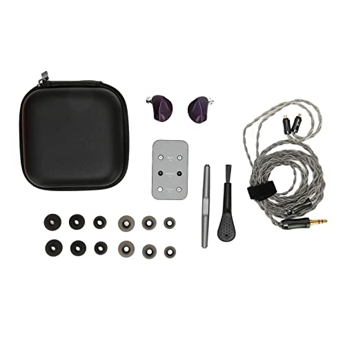 BOLORAMO Auriculares de Afinación, Cable Desmontable HiFi Monitor Auriculares Driver Dynamic...