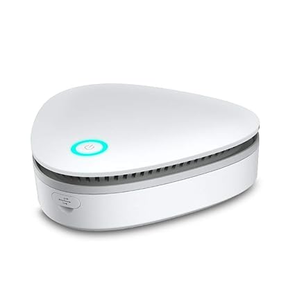 UBERSWEET Portable Ozone Generator Air Purifier, Home USB Sterilization Ozonator, Deodorizer Sterilizer Ozone Disinfection Machine for Food, Fruits, Refrigerator, Vegetables, Room, Pets, Car