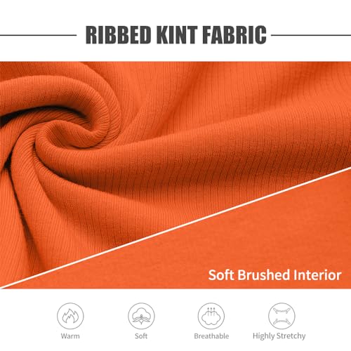 Zengjo Mens Turtleneck Long Sleeve Shirts Thermal Baselayer Tops Soft3