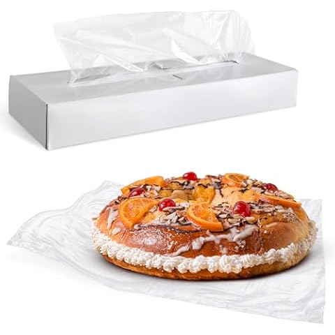 APQ Clear Deli Plastic Sheets, 15 x 10.75 Inch. Pack of 1000 Sandwich Wraps Sheets. Plastic Deli Wrap Sheets. Sandwich Wrapper. Clear Wrap Plastic Deli Sheets. Precut Plastic Wrap Sheets Cover