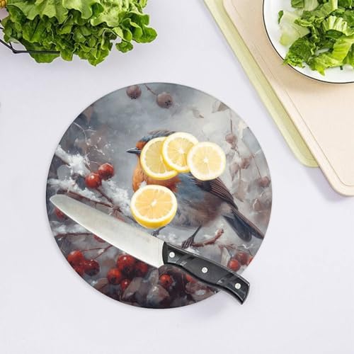 Planches à découper en verre pour cuisine et présentation de buffet