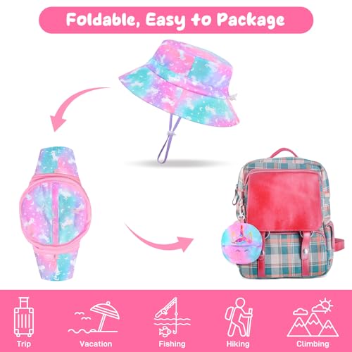 Chapéu de sol infantil para meninas chapéu balde de malha infantil proteção UV chapéu de praia infan