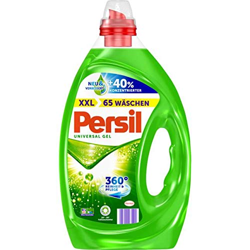 Persil Universal Gel Flüssigvollwaschmittel 65 WL 65 WL 3,25 l aktiv ab 20° C, 360° Reinheit & Pflege