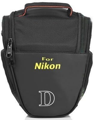 PlusDig Camera Case Bag for Nikon - Dslr Cameras D3000, D3100, D3200, D3300, D5000, D5100, D5200, D5300, D7000, D7100, D3, D4, D40, D40x, D50, D60, D70, D70s, D80, D90, D100, D200, D300, D600, D700 D800e, & D800
