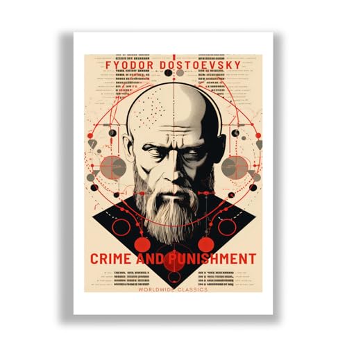 Crime and Punishment Spiffing Prints impression art livre classique moyen format