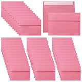 ZSUIQIN Paquete de 50 Enveloppes Auto-Adhésives, Sobres de Papel, Sobres Rosa Melocotón - Sin Ventana - Formato 18.3 x 13.1 cm (Tipo Autoadhesivo)