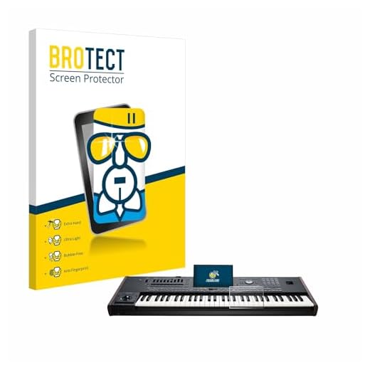 BROTECT Protector Pantalla Cristal para KORG Pa5X Protector Vidrio - [Dureza 9H, Anti-Arañazos]