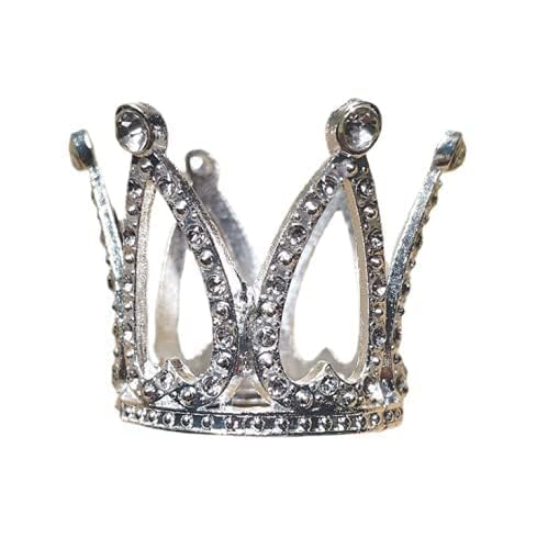 16 mini coroncine decorative per torta, diadema per torta a tema