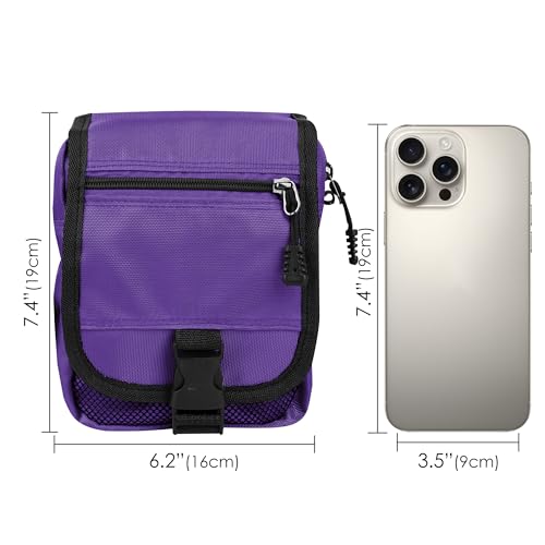 Mini Crossbody Bags for Men Women, Small Messenger Bag Shoulder Pouch, Adjustable Sling Purse for Travel Sports2