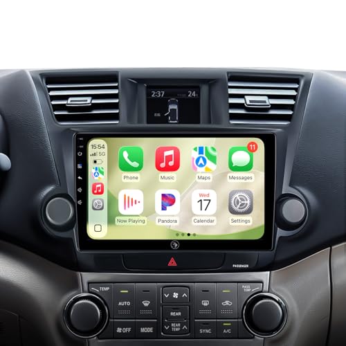 AINAVI 10.2 Inch Car Radio Stereo for Toyota Highlander 2009-2013 Wireless CarPlay & Android Auto, 5G WiFi GPS Navigation, Bluetooth FM/SWC, 1080P Backup Camera Touchscreen (for 2009-2013 Highlande