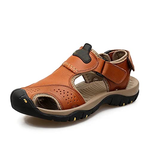 Men Sandals Genuine Leather Outdoor Men Beach Sandals Big Sizes Sandals Slippers Man Shoes