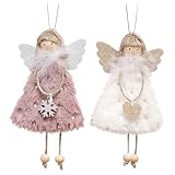 PGYFIS Christmas Decoration Angel Doll Pendant Tree Decorative Hanging Ornaments Crafts Gifts (type18)