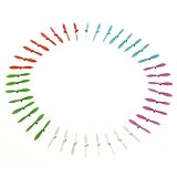Coolplay 40pcs 5 Color Cheerson CX10 CX-10 CX-10A CX-10C Main Blade Spare Parts for RC Quadcopter