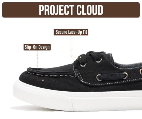 Image of Project Cloud Canvas Sneakers for Women - Memory Foam Slip On Shoes Women Footwear - Lightweight and Non Slip Fashion Sneakers (Seasalt)