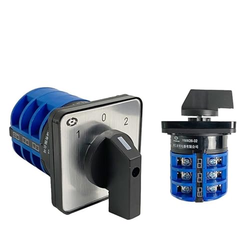 Interrupteur inverseur LW26 commutateur rotatif à came triphasé 32A 690V pour moteur électrique