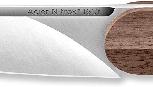 Miniatura 2 de TB Groupe - Cuchillo de pelar Louis - Cuchillo Nitrox de acero inoxidable - 16% cromo - Resistencia excepcional - Fabricado en Francia - 3.5"