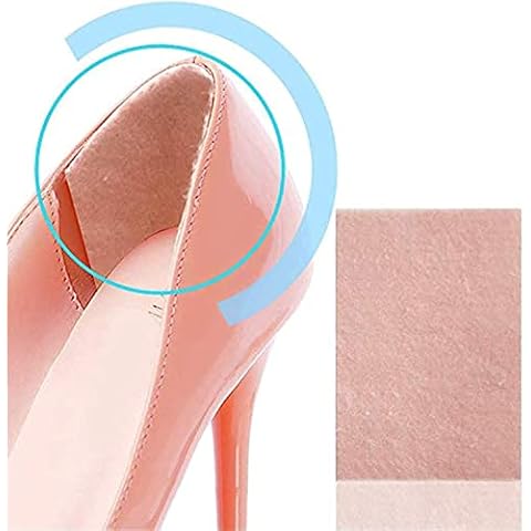 Povihome Moleskin Blister Pads, Heel Cushion, Heel Blister Prevention to Protect Skin from Rubbing Shoes Cover