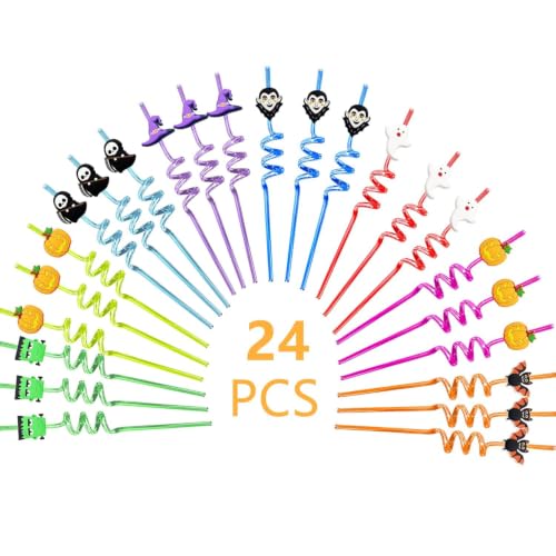 24PCS Halloween Party Favor Reusable Drinking...