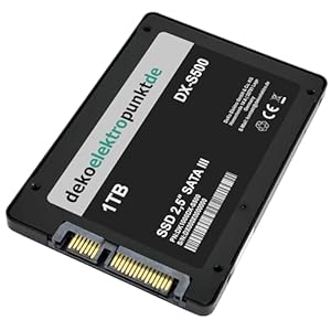 dekoelektropunktde 1TB SSD Festplatte passend für Toshiba Satellite C660D-10P, Alternatives Ersatzteil