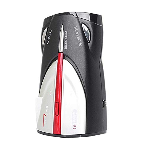 12V 16 Band XRS 9880 Radar Car Detector 360 Degree Led Display Police Speedometer Voice Alert/Blinking Alarm