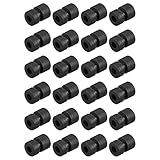 sourcing map RC Vibrationsschutz Gummi Bälle für RC F4 F7 Flugregler M2x6.6mm Stoßdämpfung Bälle (Schwarz) 24Pack
