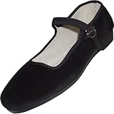  Samt Ballerina CHINA FLAT black 39