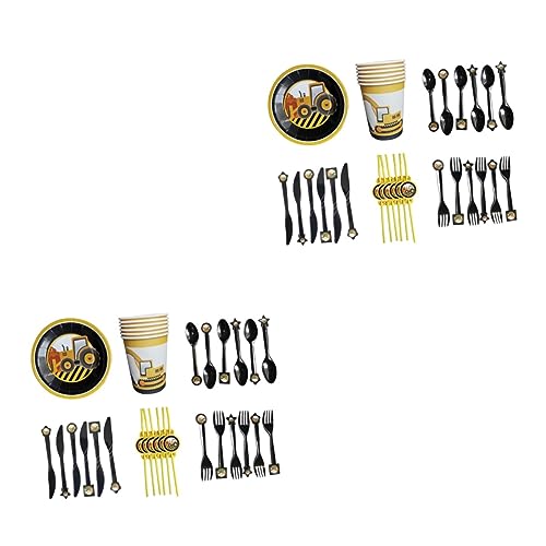 Abaodam 144 Pçs Para Trabalhadores De Jantar Pessoas Decorativas Suprimentos De Tema De Festa De Ani