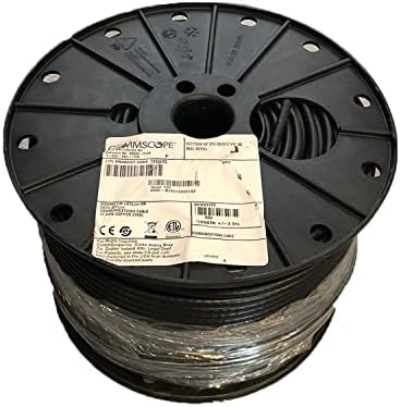 500' Reel Spool COMMSCOPE F677TSVV RG6 Single Cable Coax COAXIAL Satellite - Black