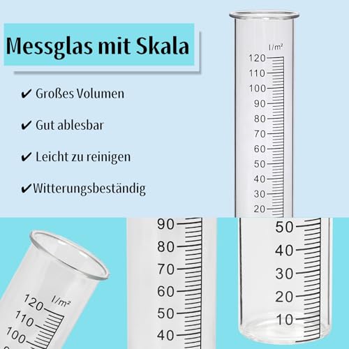 Pluviomètre de jardin contre le gel : suivez la pluie avec style
