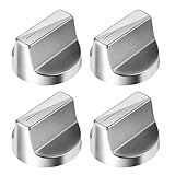 MOOTVGOO 4 Pack W11366438 Gas Stove Knobs, Gas Cooktop Control Knobs Replacement for Whirlpool Gas Electric Range WCG55US0HS00, WCG55US0HS05, WCG55US6HS00, WCG55US6HS05, WCG77US0HS00, WCG77US0HS05