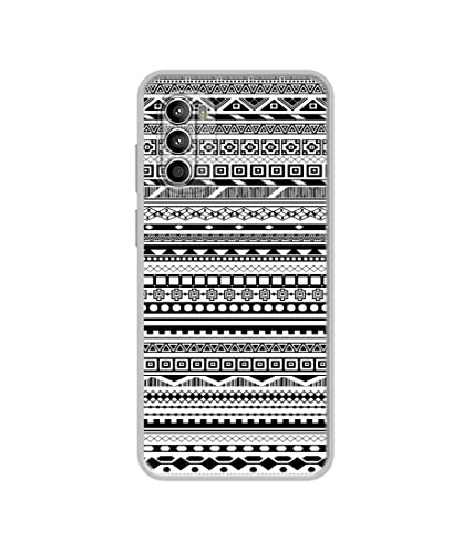Image of Black & White Patterns Design Printed Silicon Soft TPU Back Case Cover for Motorola Moto G52 4G / Moto G82 5G