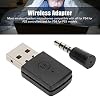 Adaptador Bluetooth para PS4 - Dongle USB para Controles, Conector de 3.5MM, Receptor y Transmisor 6