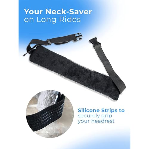 Correa de soporte para cabezas de viaje, correa de cabeza de avión, máscara de ojos, correa para reposacabezas de avión, cabeza y cuello, banda de apoyo ajustable para dormir, reposacabezas de 360° - imagen 9