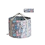 Es un lavabo MULTIFUNCIONAL.Diseñado para remojar los pies, acampar, pescar, caminar, hacer picnic, viajar y otras actividades al aire libre, adecuado para recolectar agua, peces, arena, hielo, bebidas y lavar y limpiar el material de comida.