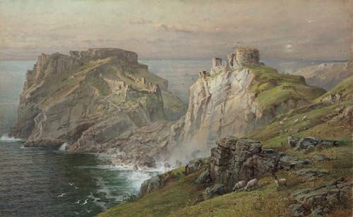 Pintura Tintagel sobre lienzo moderno de alta calidad de 60x90cm para decorar el hogar
