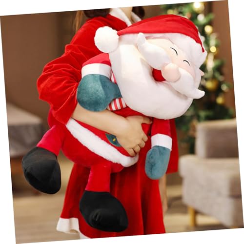 Père Noël peluche rouge douce ORFOFE de qualité supérieure pour les fêtes
